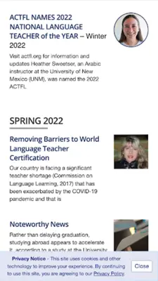 actfl android App screenshot 4